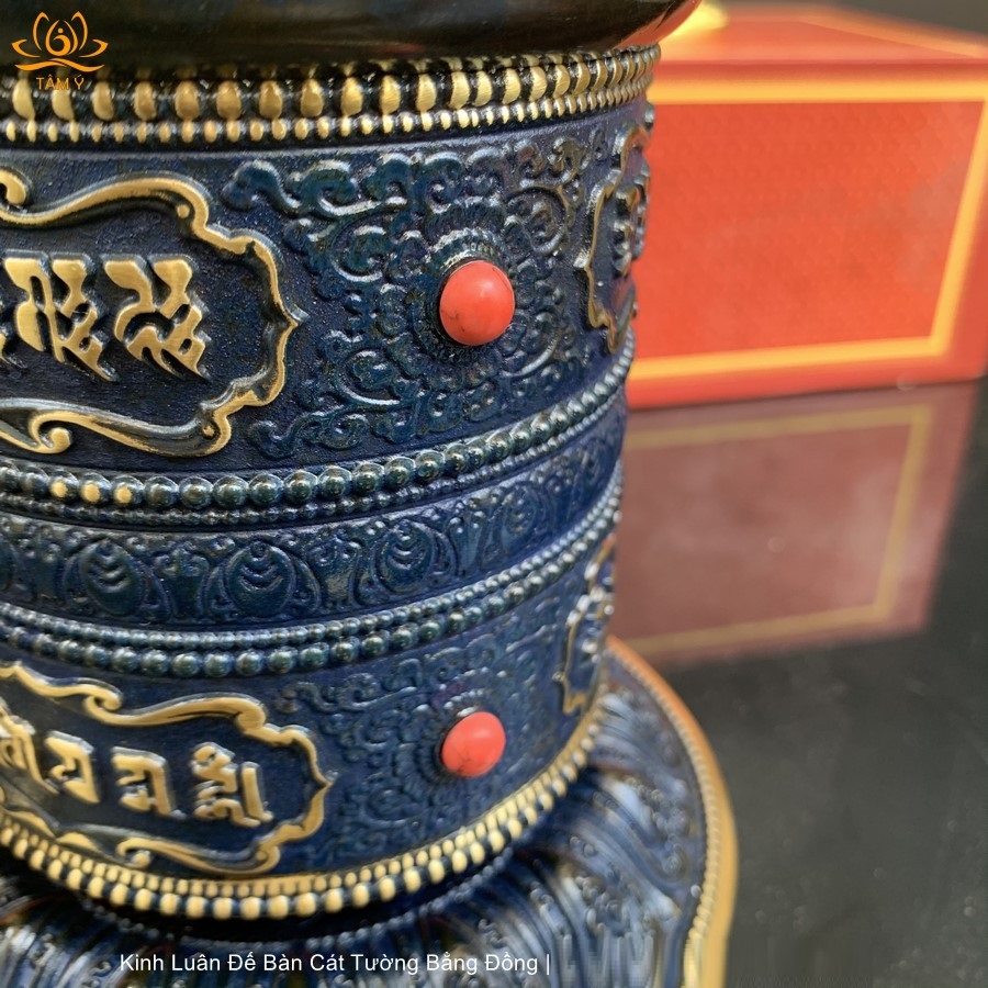 Kinh Luân Để Bàn Bằng Đồng Cát Tường