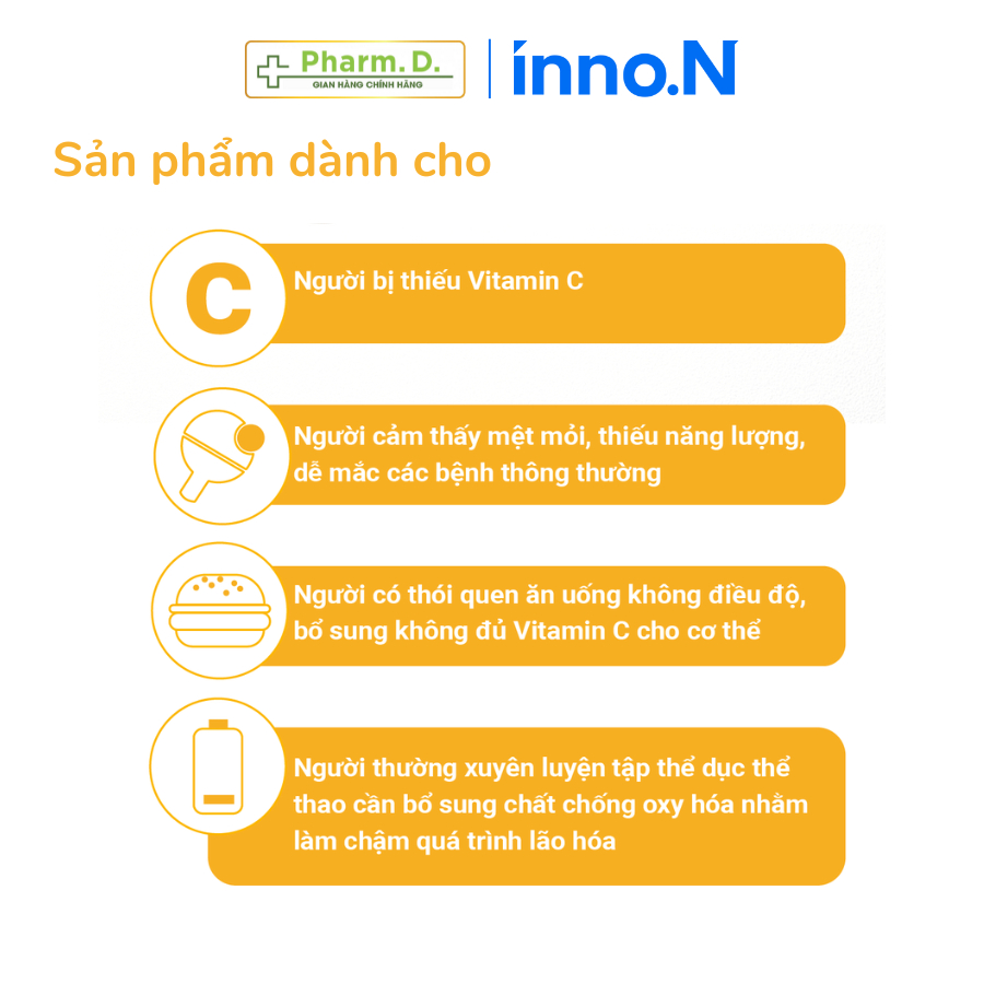 Gói Uống CONDITION Let's C Family inno.N Bổ Sung Vitamin C, Kẽm, Vitamin B2 Hỗ Trợ Sức Khỏe
