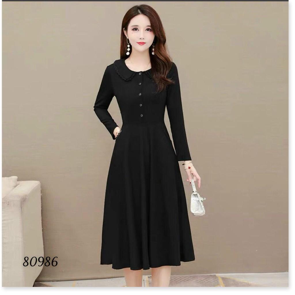 ĐẦM XÒE DỰ TIỆC CÓ NÚT CÚC CỰC XINH TÔN DÁNG THANH LỊCH CHO CHỊ EM