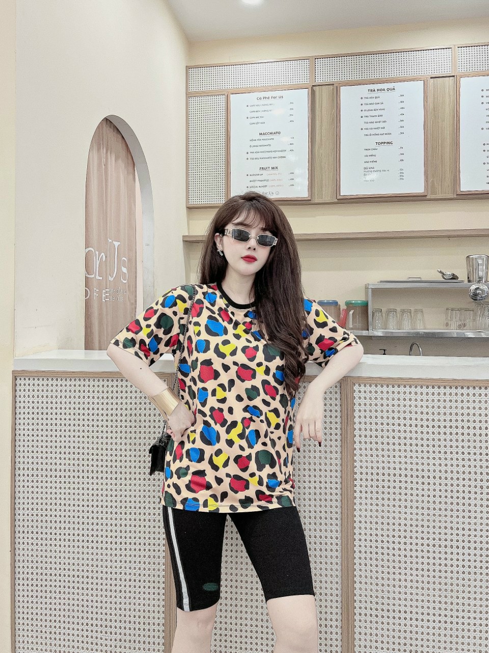 Đồ bộ ngố họa tiết beo màu in 3D
