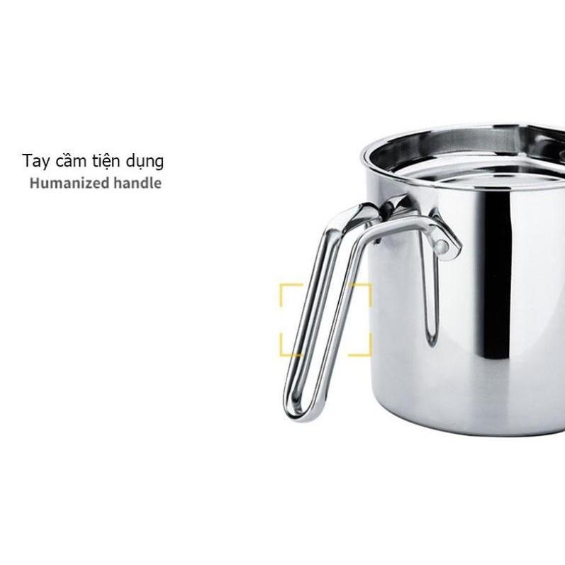 Bình đựng dầu thép không gỉ 304 1.6L