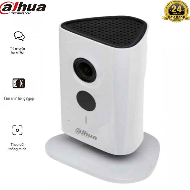 Camera Wifi Dahua C15 đàm thoại 2 chiều, lắp trong nhà. Hồng ngoại thông minh, góc nhìn rộng có thể để bàn - Hàng Chính Hãng