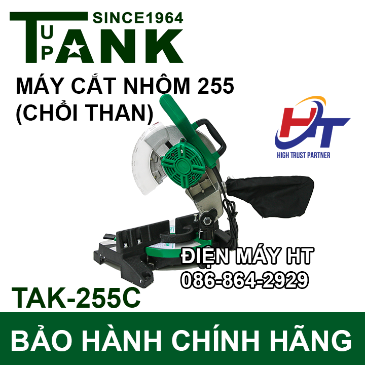 Máy cắt nhôm TANK TAK-255C ,Lưỡi 255, máy chạy motor