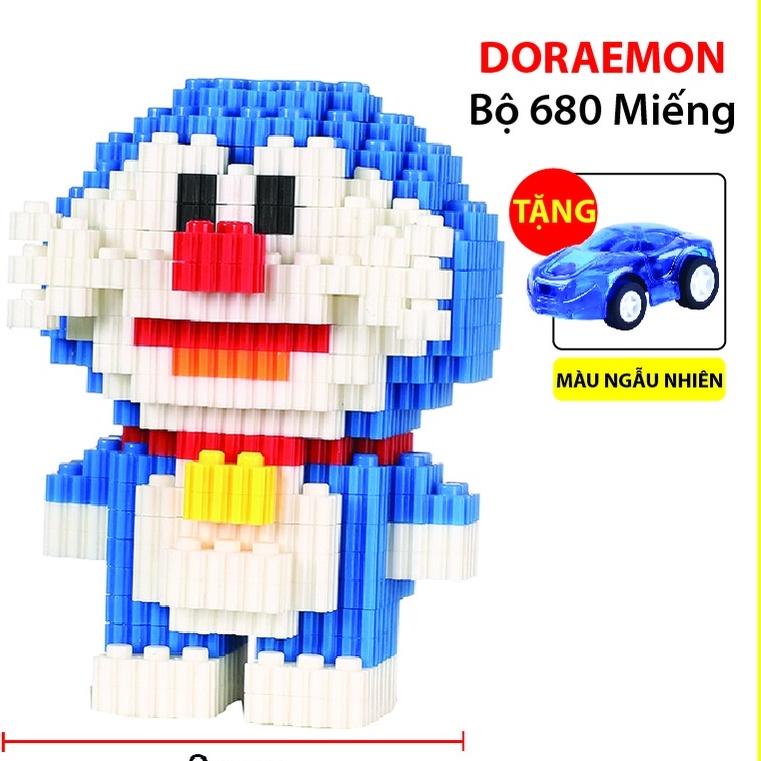 Đồ chơi Doremon, xếp hình cho bé, ghép hình 3d trọn bộ nhân vật truyện doremon