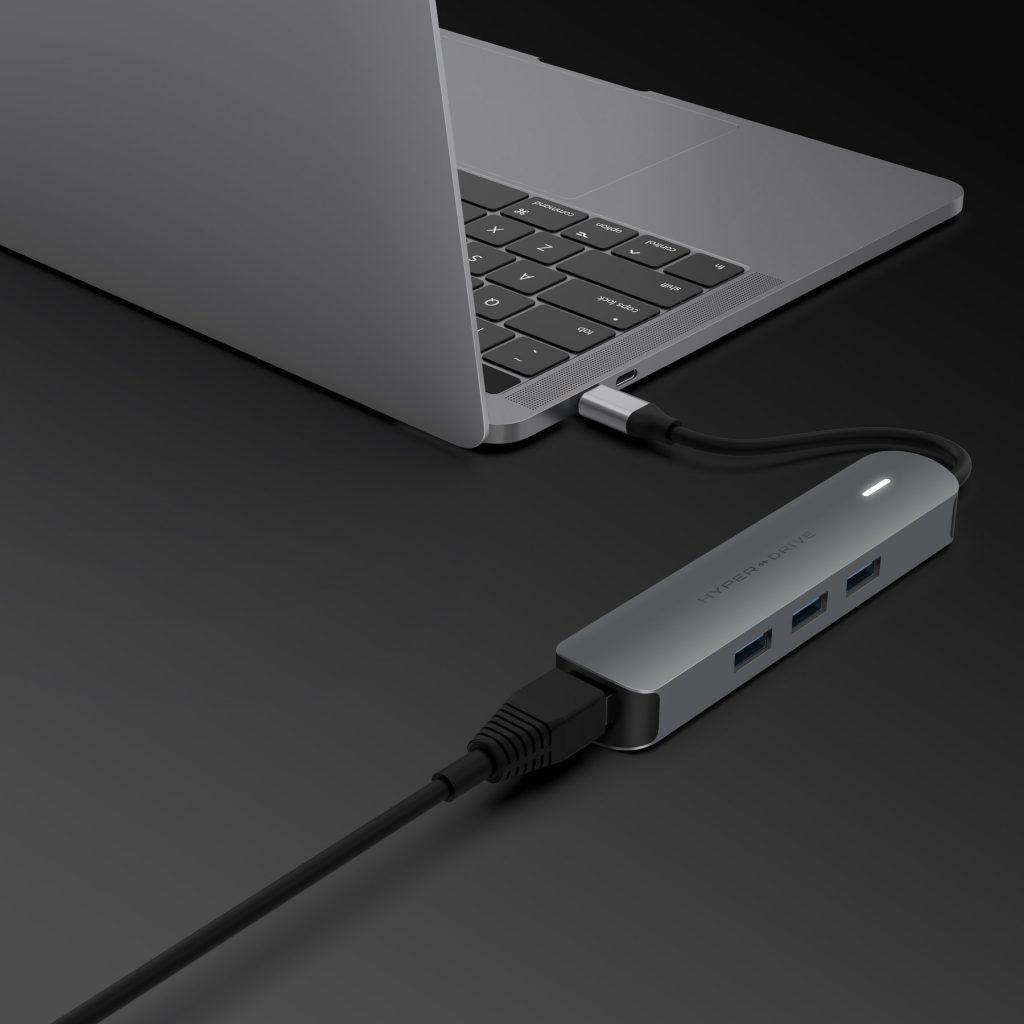 Cổng Chuyển HYPERDRIVE 4K HDMI 6-IN-1 USB-C HUB DÀNH CHO  MACBOOK, SURFACE, ULTRABOOK, CHROMEBOOK, PC &amp; USB-C DEVICES - HD233B - Hàng Chính Hãng