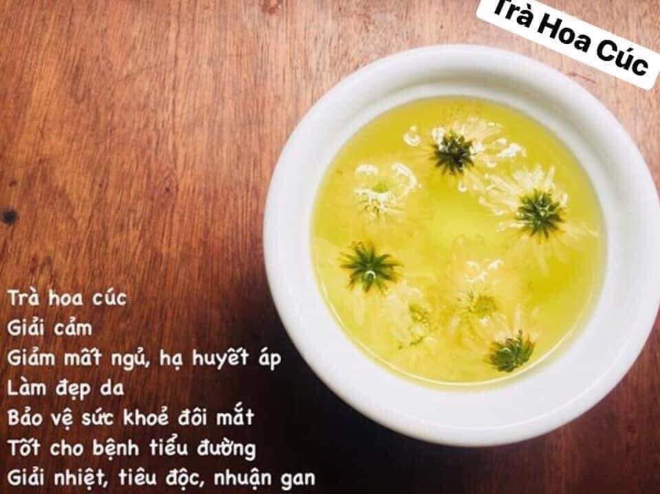 COMBO 2 GÓI Trà hoa cúc khô nguyên chất MẸ KEN - TRÀ HOA CÚC