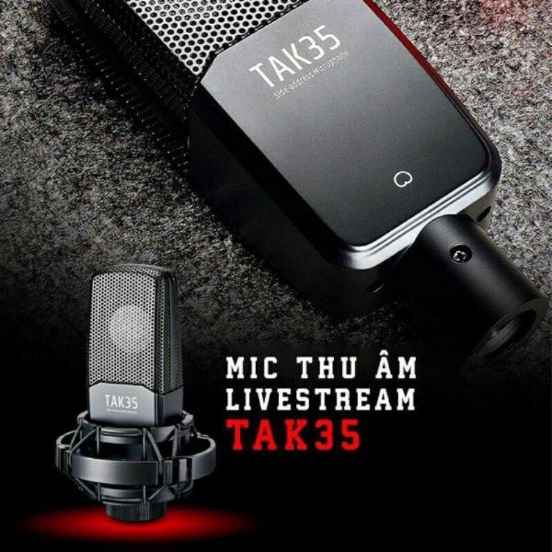 Micro thu âm TAK35 Takstar thu âm chuyên nghiệp, hát karaoke tại nhà, livestream fb, bán hàng online