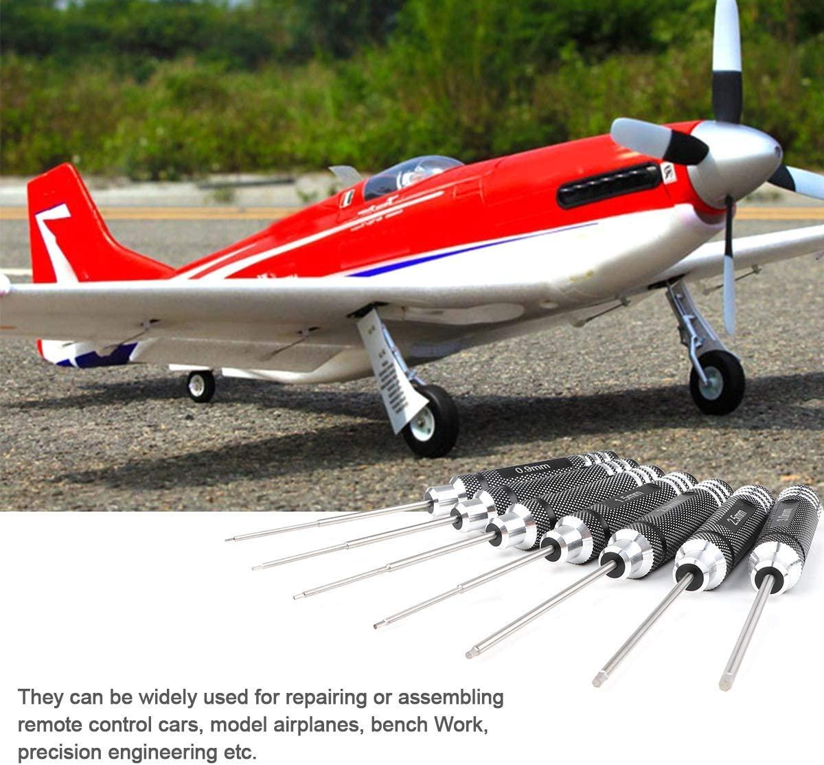 Tuốc nơ vít 7 cái, Bộ dụng cụ tuốc nơ vít RC - 0.9mm 1.27mm 1.3mm 1.5mm 2.0mm 2.5mm 3.0mm - dành cho Máy bay trực thăng mô hình RC