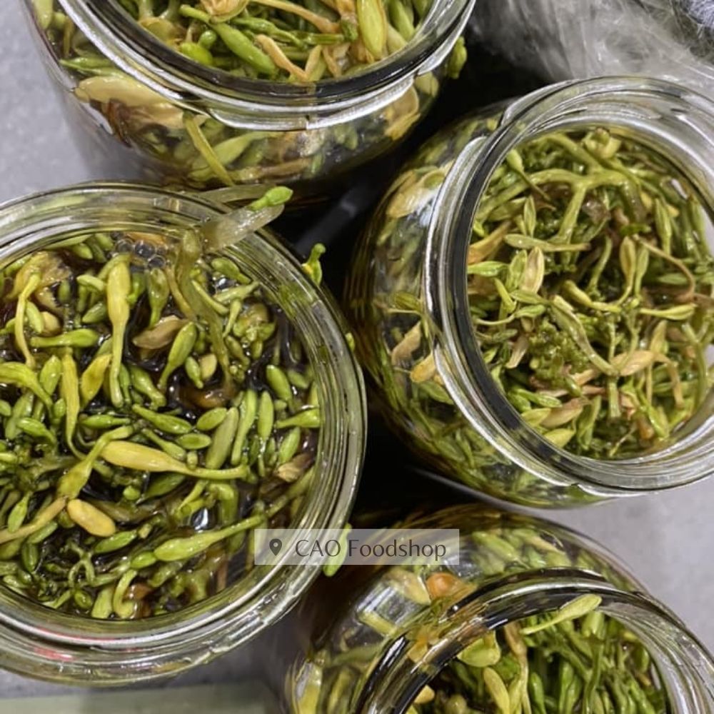 Mật ong ngâm hoa đu đủ đực CAO FOOD nguyên chất tự nhiên - vị ngọt vừa phải, dùng vừa thơm và ngon, rất dễ uống