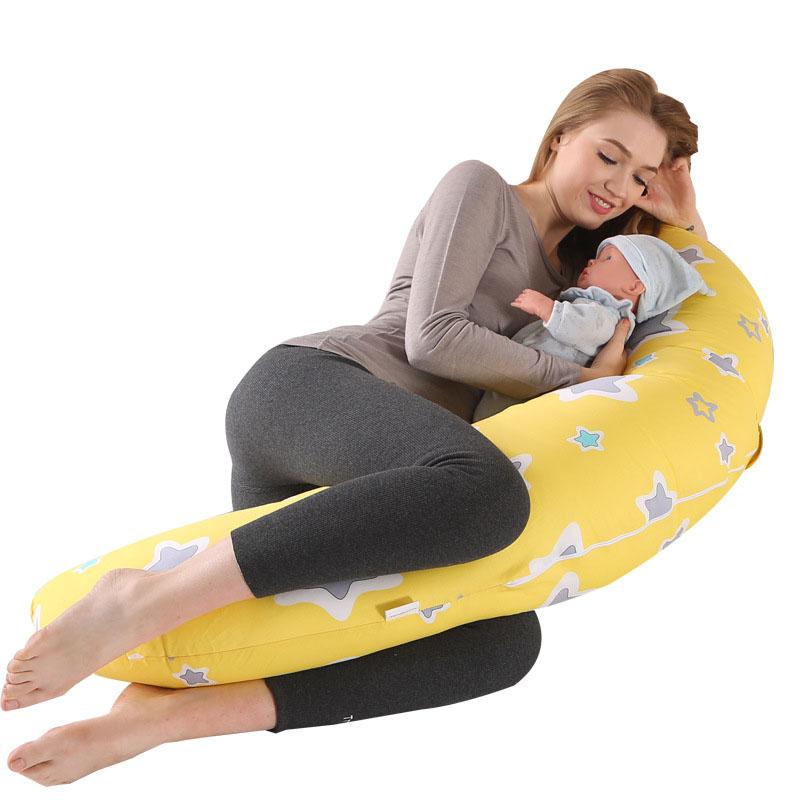 Cho Bé Hình Chữ U Điều Dưỡng Gối Đa Năng Cho Bé Ăn Gối Bà Bầu Bên Ngủ Cho Bé Học Tập Gối Lớn Pregnan