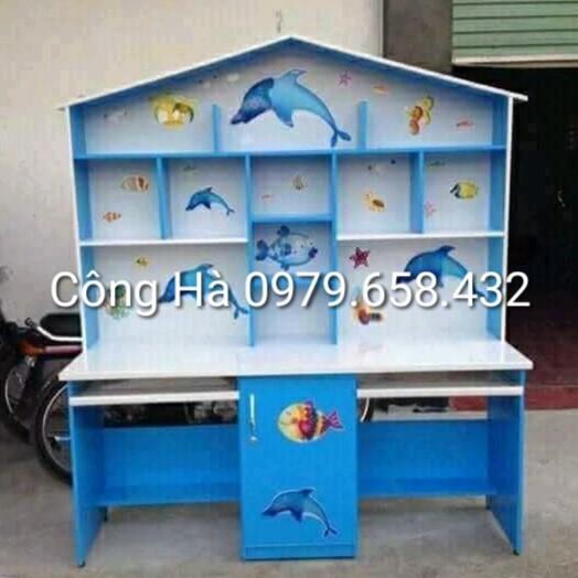 BÀN HỌC ĐÔI NHỰA CAO CẤP KÈM GIÁ SÁCH