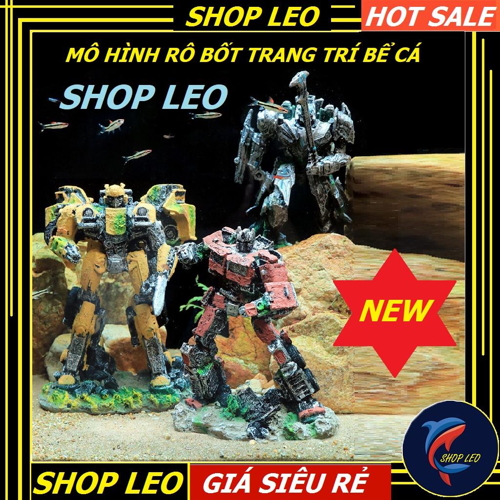 Mô hình rô bốt trang trí bể cá, terarium - trang trí hồ thủy sinh - bán cạn - phụ kiện cá cảnh-shopleo