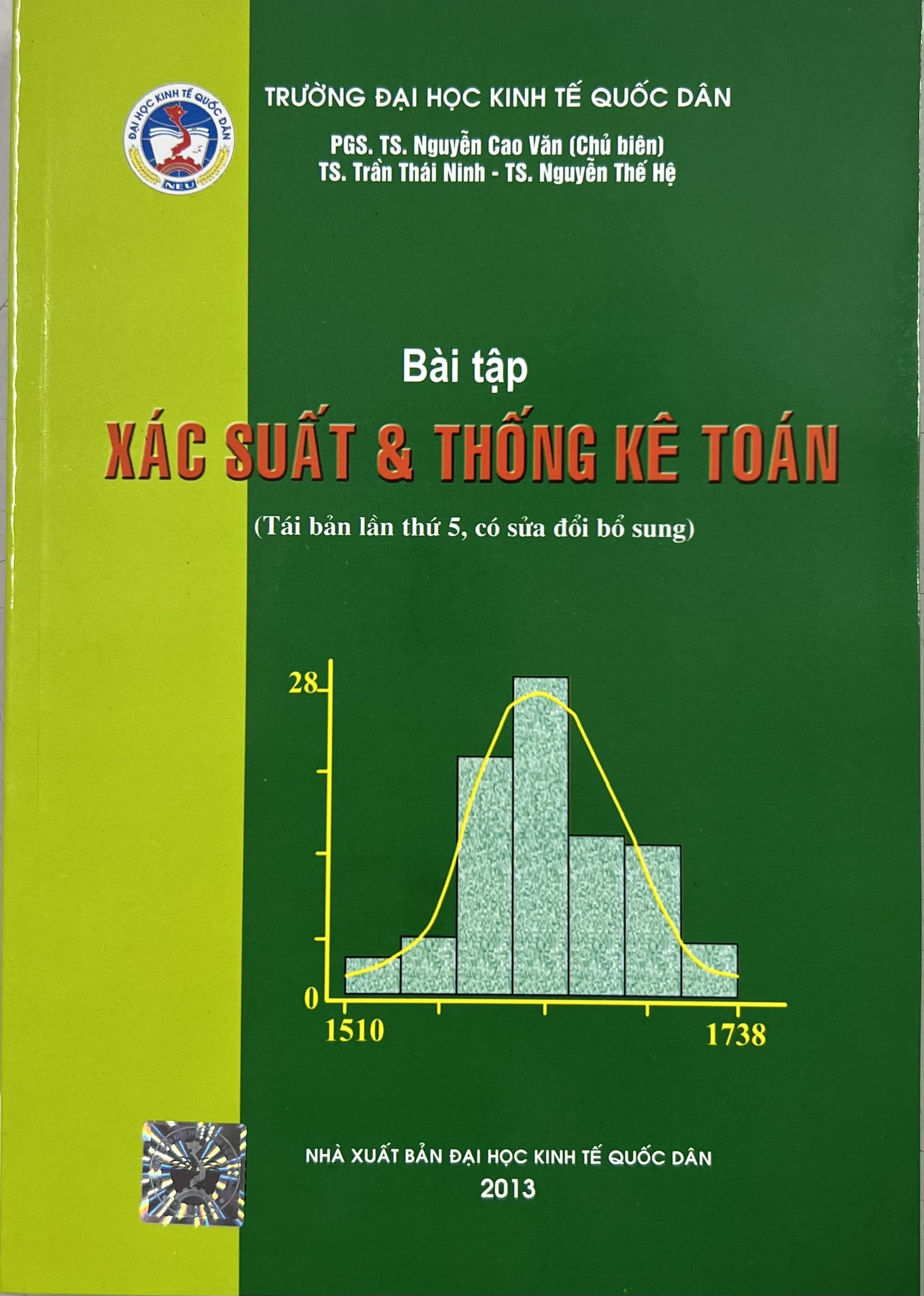 Sách - Bài tập xác suất &amp; thống kê toán (Tái bản lần thứ 5, có sửa chữa bổ sung)