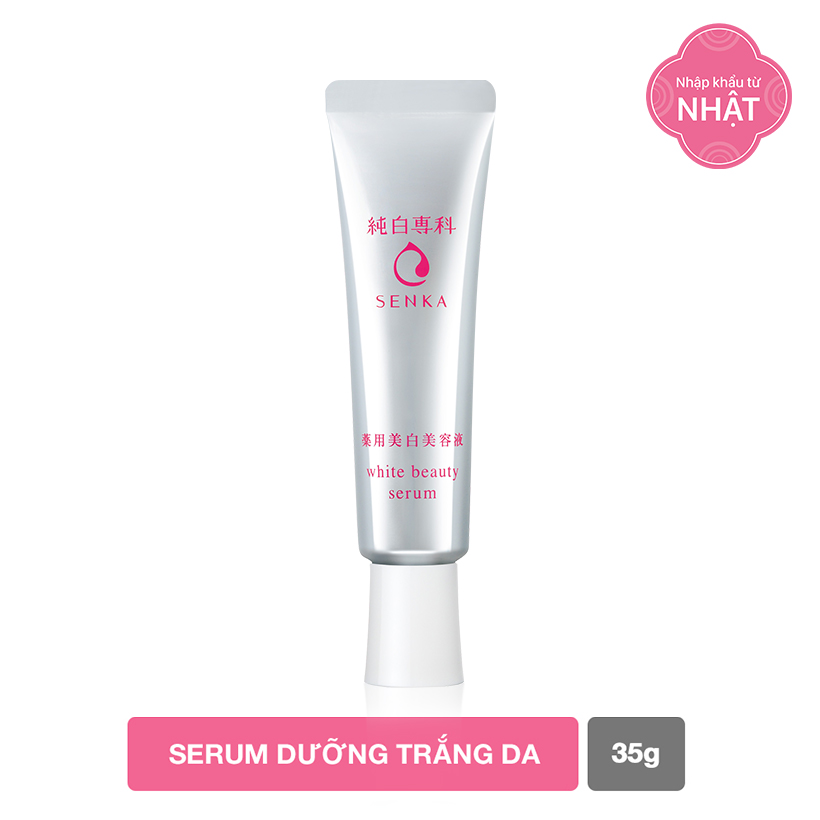 Bộ đôi Senka sạch mụn trị thâm (Sữa rửa mặt trị mụn Senka 100g + Serum Senka dưỡng trắng da 35g)