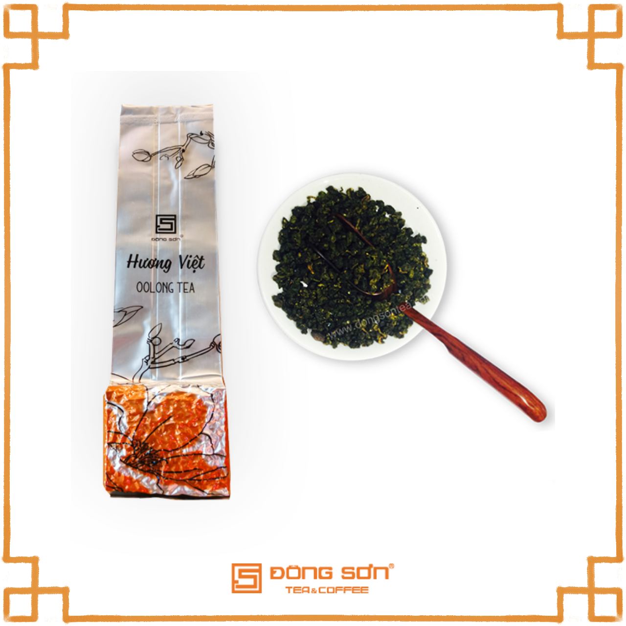 TRÀ Ô Long [ Hương Việt ] Hương vị nhẹ, thanh khiết - Gói 100gr - Đông Sơn