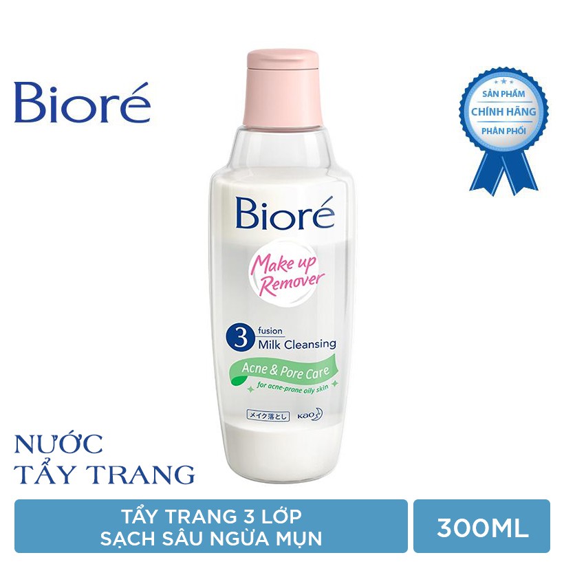 Bioré Nước Tẩy Trang 3 Lớp Sạch Sâu Ngừa Mụn Bioré Make Up Remover Acne &amp; Pore Care