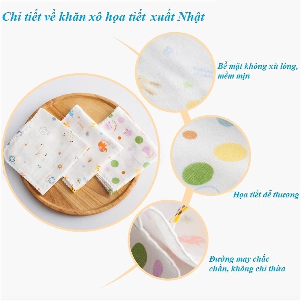 Khăn Xô Xuất Nhật Họa Tiết Ngộ Nghĩnh Cho Bé Yêu