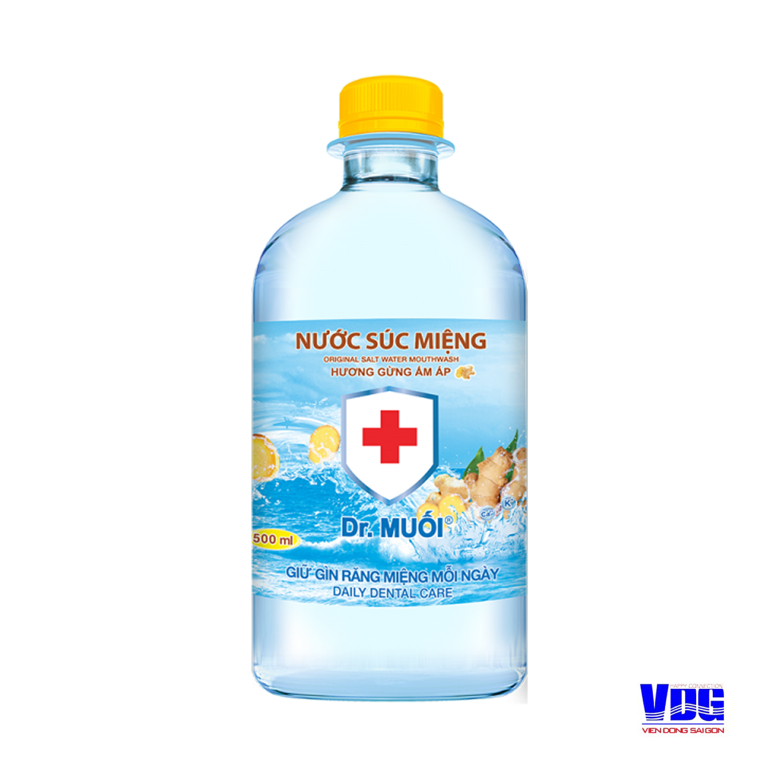 Nước Súc Miệng Dr. Muối Hương Gừng ấm áp (500ml)