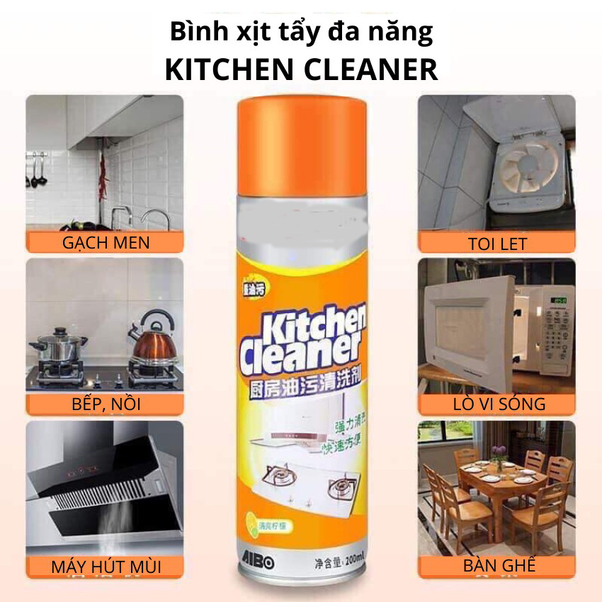 CHAI XỊT VỆ SINH NHÀ BẾP KITCHEN CLEANER