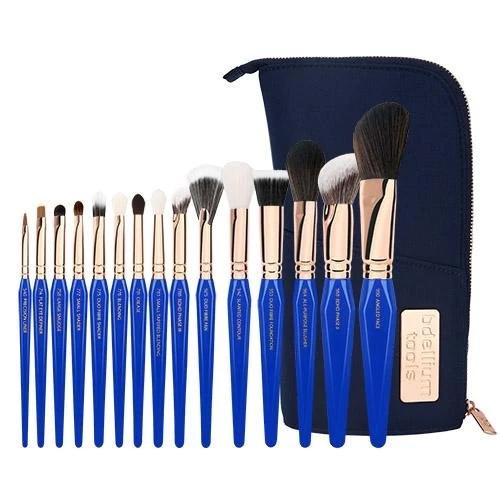 Bộ Cọ Trang Điểm Bdellium GOLDEN TRIANGLE PHASE III COMPLETE 15PC. BRUSH SET WITH POUCH