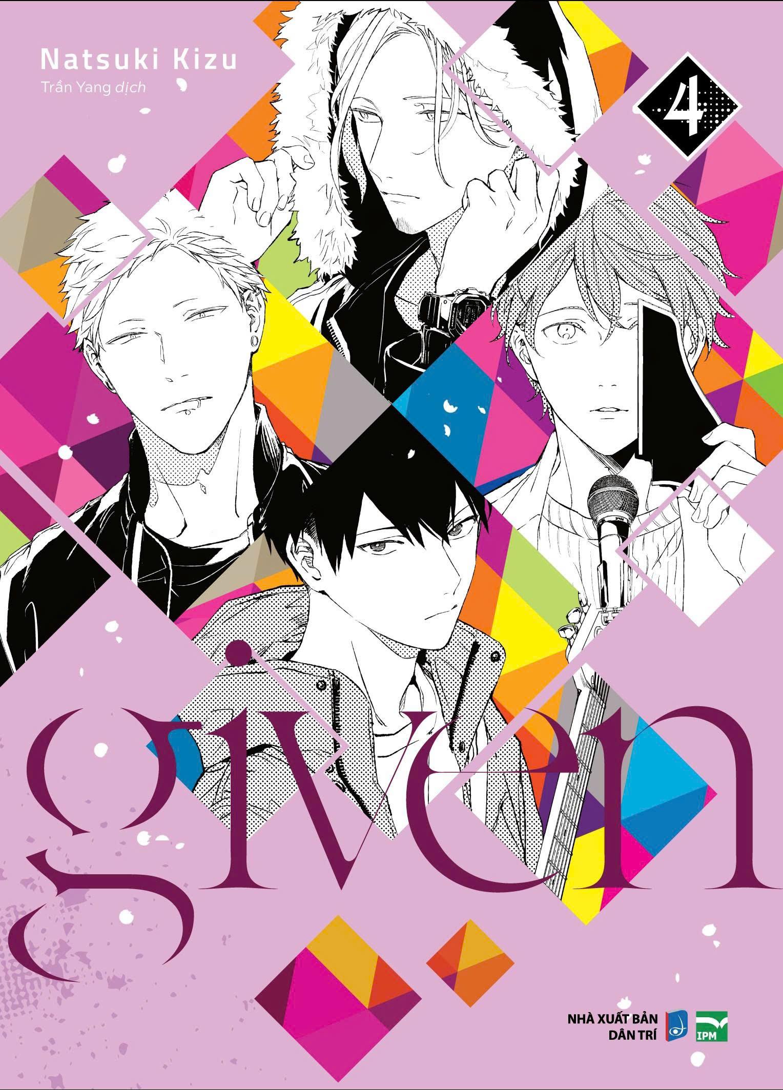 Sách - Bộ Manga - Given: Tập 4-6 (Bộ 3 Tập) - Bản Sưu Tầm - Tặng Kèm Boxset Nam Châm The Brigde + Concert Ticket + Card Bo Góc