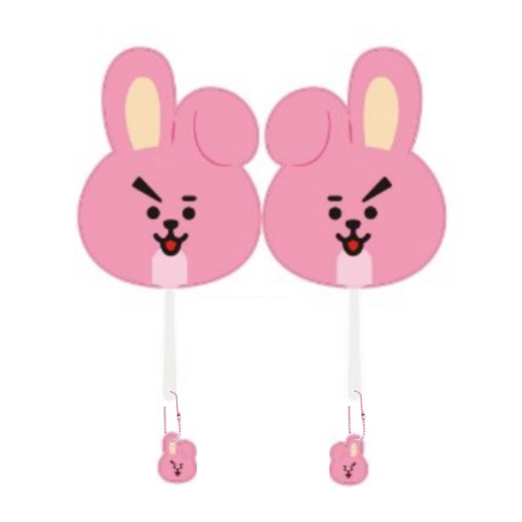 Quạt cầm tay KPOP BTS BT21 TATA COOKY KOYA