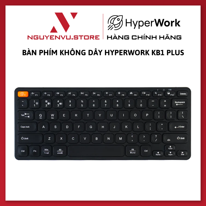 Bàn phím không dây Hyperwork HyperONE KB1 Plus - Hàng Chính Hãng