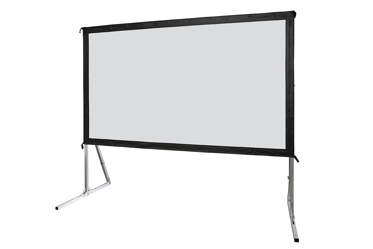 Màn Chiếu Elite Screens Dòng Yard Master 2 Dual (chiếu 2 mặt), 100 inch Tỷ lệ Khung Hình 16:9 (Vùng hiển thị 124.5 x 220.1 cm) 0.8 Gain (OMS100H2-DUAL) – Hàng Chính Hãng