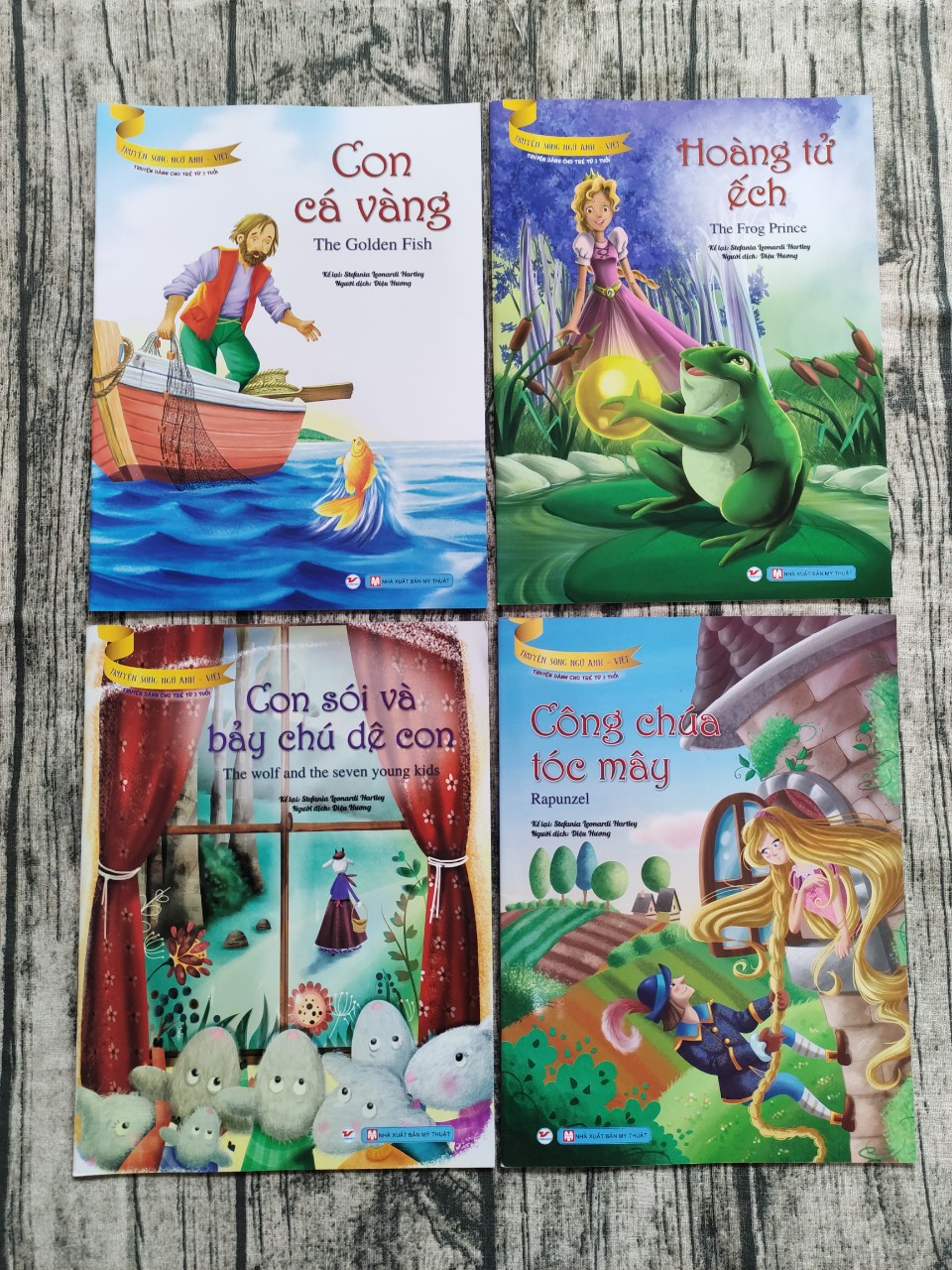 Combo 4 cuốn Truyện Song Ngữ Anh - Việt