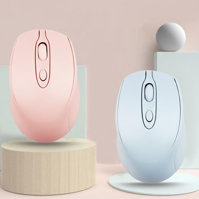 Chuột Không Dây Bluetooth Chuột Máy Tính Không Dây Silent Chuột Ergonomic Chơi Game Mouse Thích Hợp Cho Chế Độ Kép Chuột Cho Máy Tính Laptop