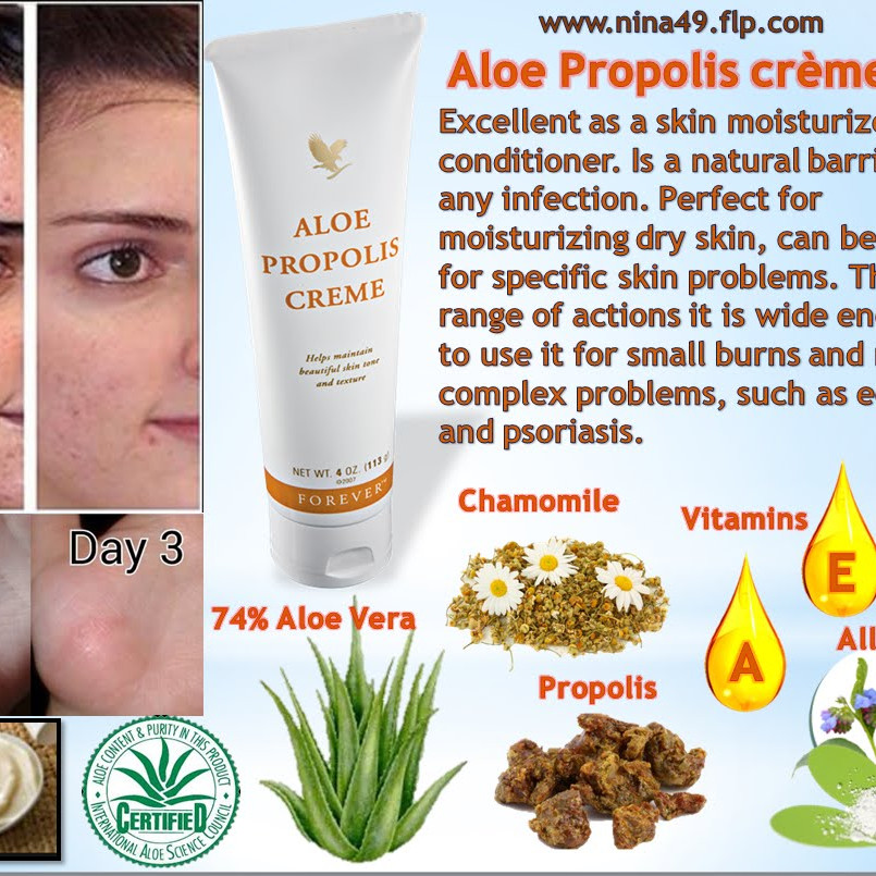 Hình ảnh Bộ chăm sóc da thiết yếu  Aloe Propolis Creme (#051)  và Forever Aloe Vera Gelly (#061) -4Oz/tuýp