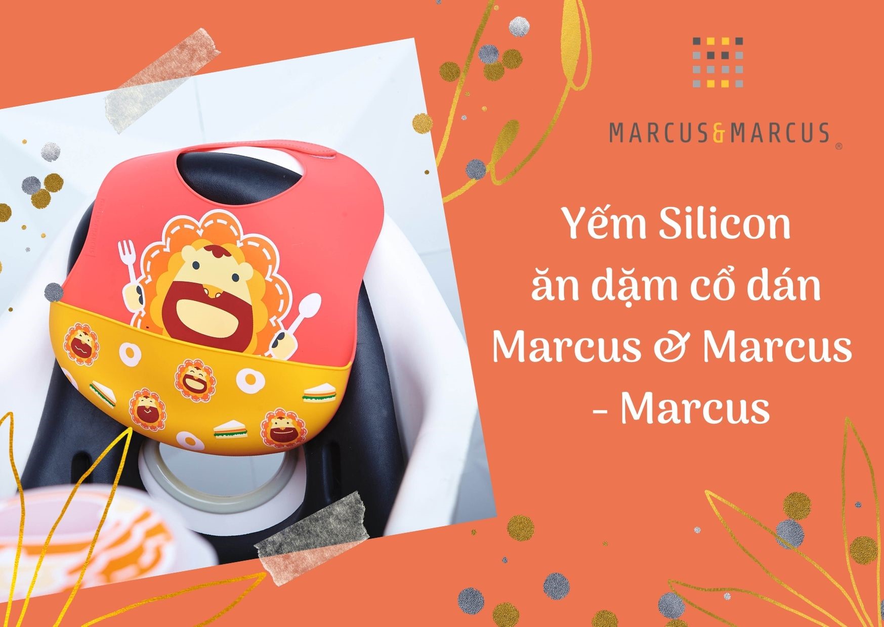 Yếm silicon Marcus & Marcus Ollie