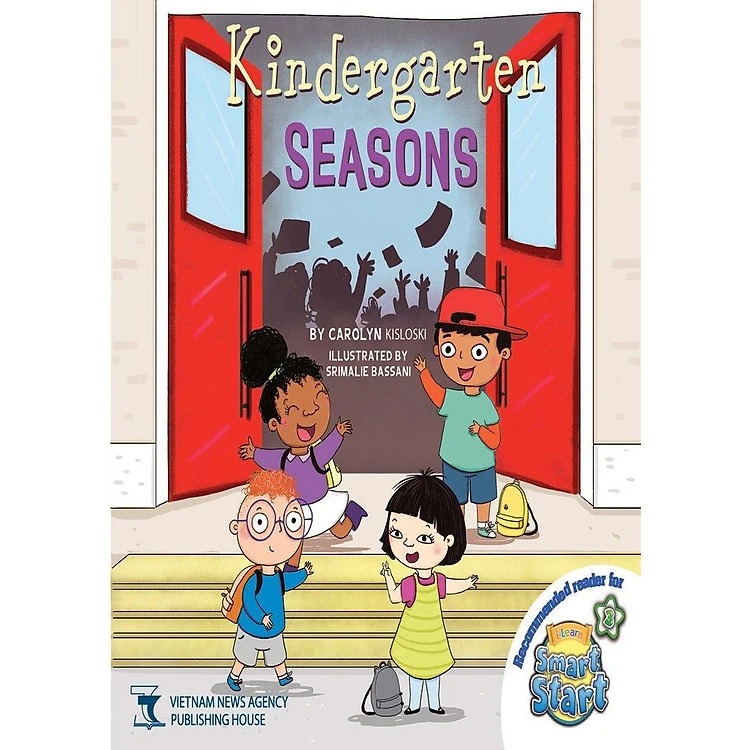 Combo 5 truyện đọc ISS Readers 3: A Long Car Ride, Kindergarten Seasons, We Can Reuse It!, Fat Cat's Busy Day, The Kite