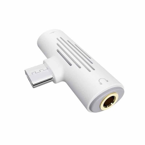 Bộ Chuyển Đổi Âm Thanh Borofone BV8 - USB-C Sang USB-C & jack 3,5mm - Hàng Chính Hãng