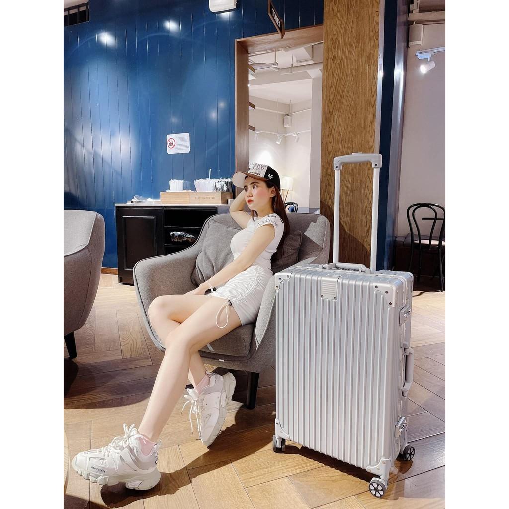 Vali kéo du lịch KHUNG NHÔM CHỐNG BỂ VỠ- CHỐNG RẠCH MÓC- CHỐNG XƯỚC SIZE20/24/29