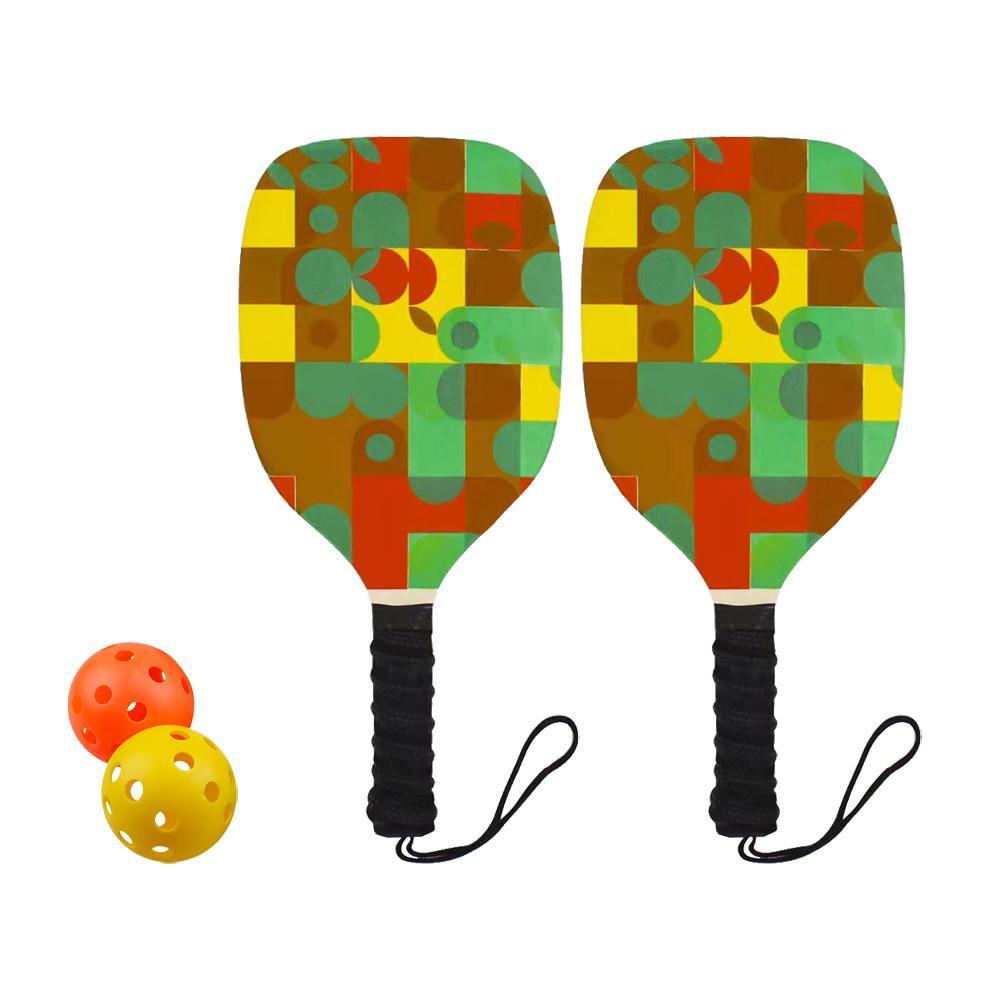 Pickleball Paddles Set of 2 Racquet 2 Player Paddles & for Beginners