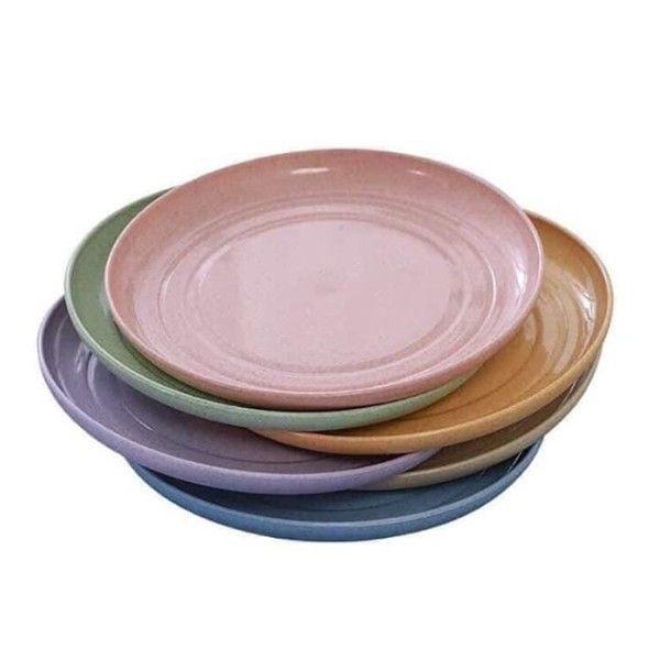 BỘ 6 Đĩa Nhựa Lúa Mạch Đủ Màu Siêu Xinh (BỘ 6 ĐĨA)