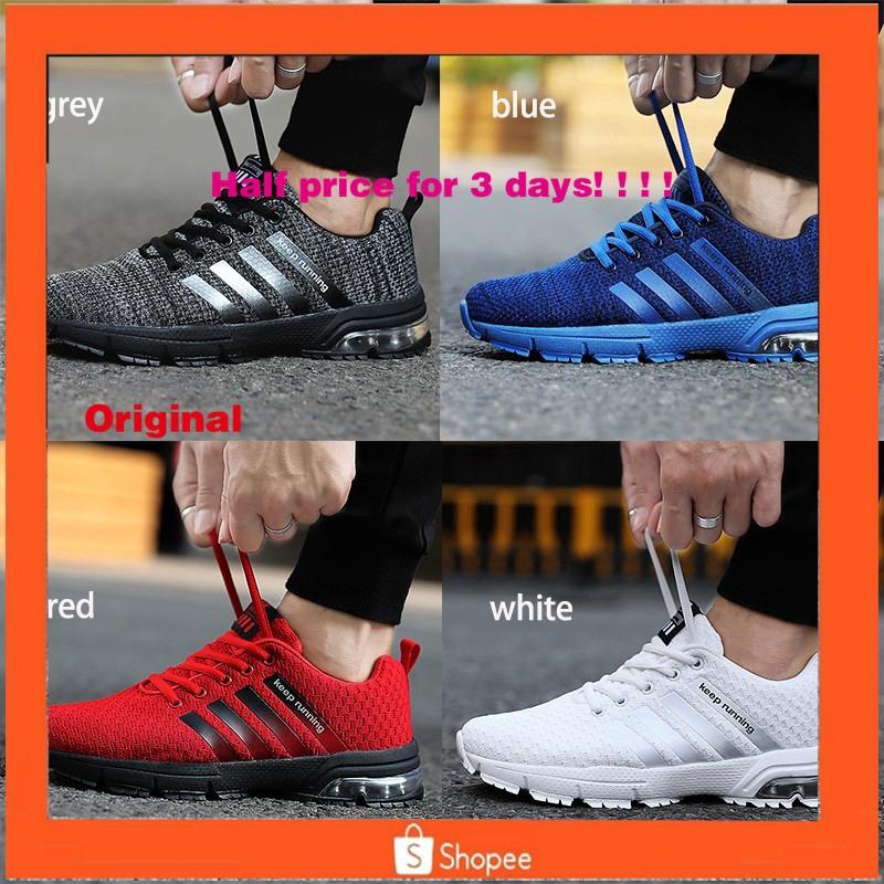 Plus Size 36-47 Sport Shoes Men Women Lightweight Cushion Running Training Shoes