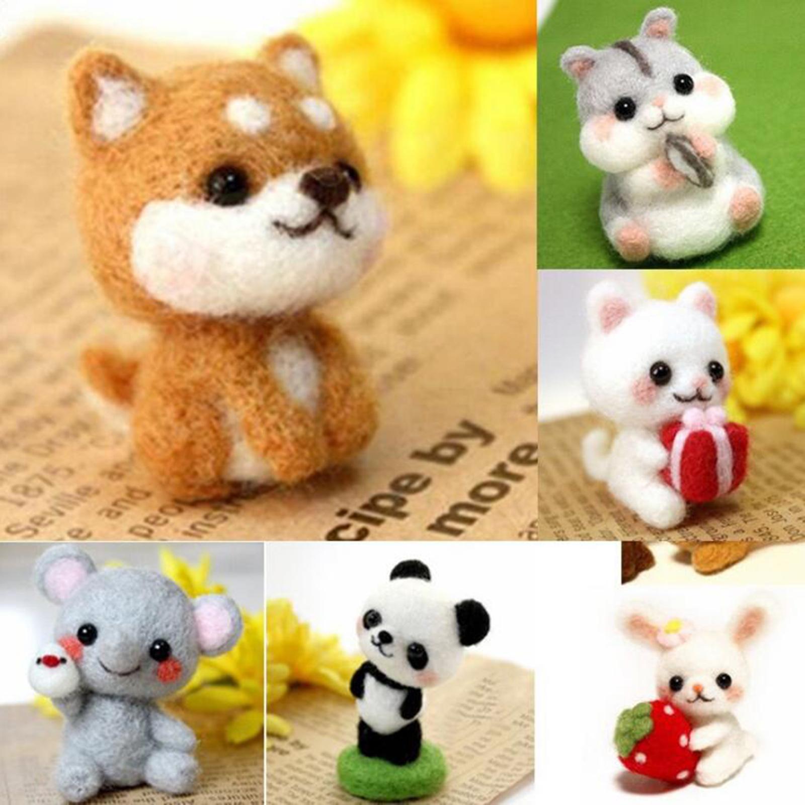 Premium All in Needle Felting Kit Supplies Felt Work Tools Storage Box Animal Toys Crafting Hand Crafts