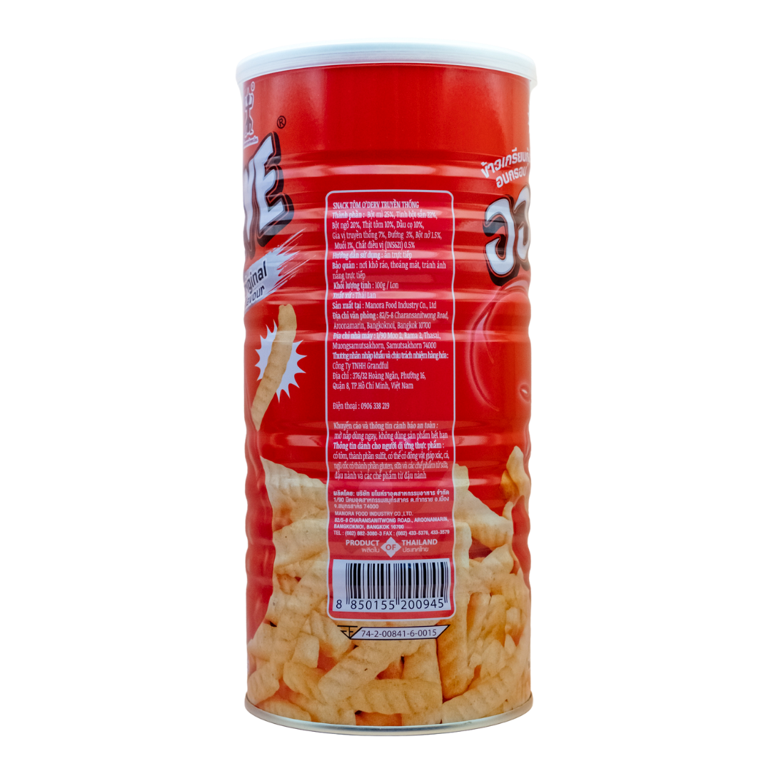 Snack Tôm O'DERVE Truyền Thống 100g