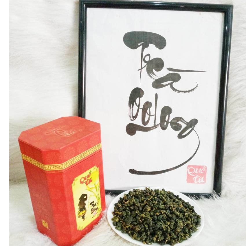 Trà ô long (o long, oolong, olong) cao cấp Quê Ta nguyên chất, vị đậm đà, là nguyên liệu làm trà sữa ngon – Gói 100g