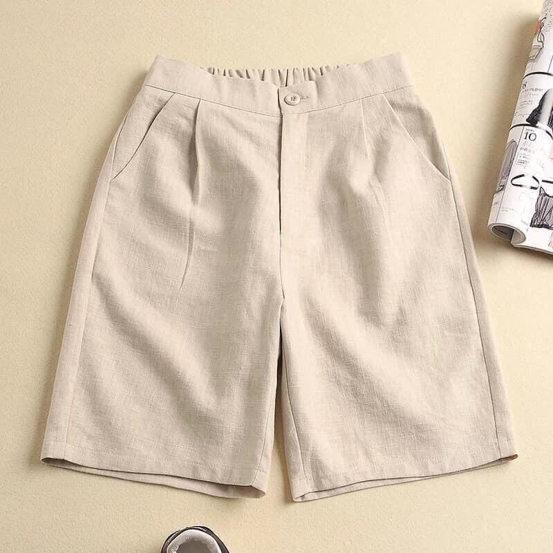 QUẦN S22 SHORT ĐŨI KHUY TRƯỚC CHUN SAU SIÊU NHẸ MÁT KHÓA THẬT THỜI TRANG BANAMO FASHION QUẦN SHORT ĐŨI 622