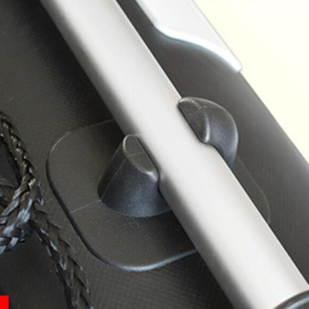 2x PVC Paddle Holder Patch for Inflatable Boat Kayak Oars Storage Accessories