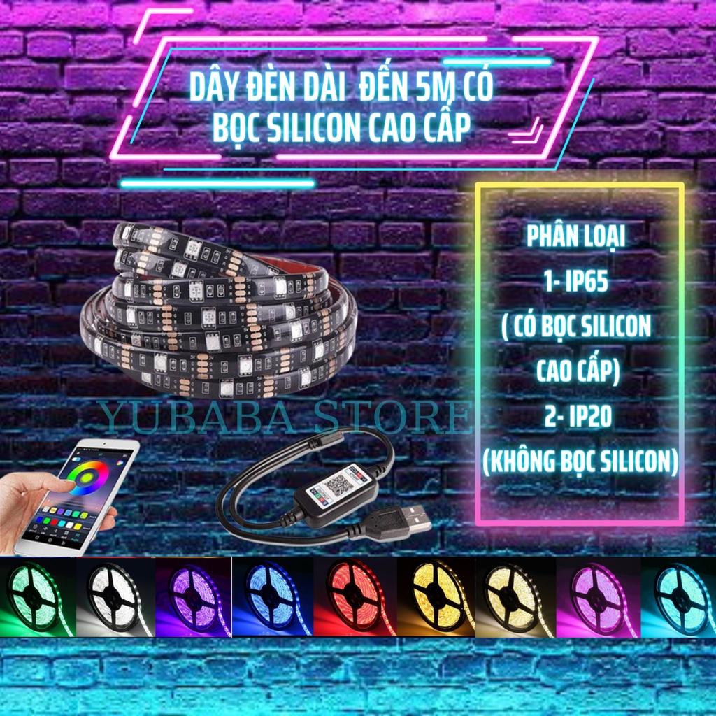 Đèn LED TikTok 5M Mix Đổi Màu RGB Quay Video Cuốn Hút Triệu View.Dùng App Điều Khiển IP 65 Chống Nước