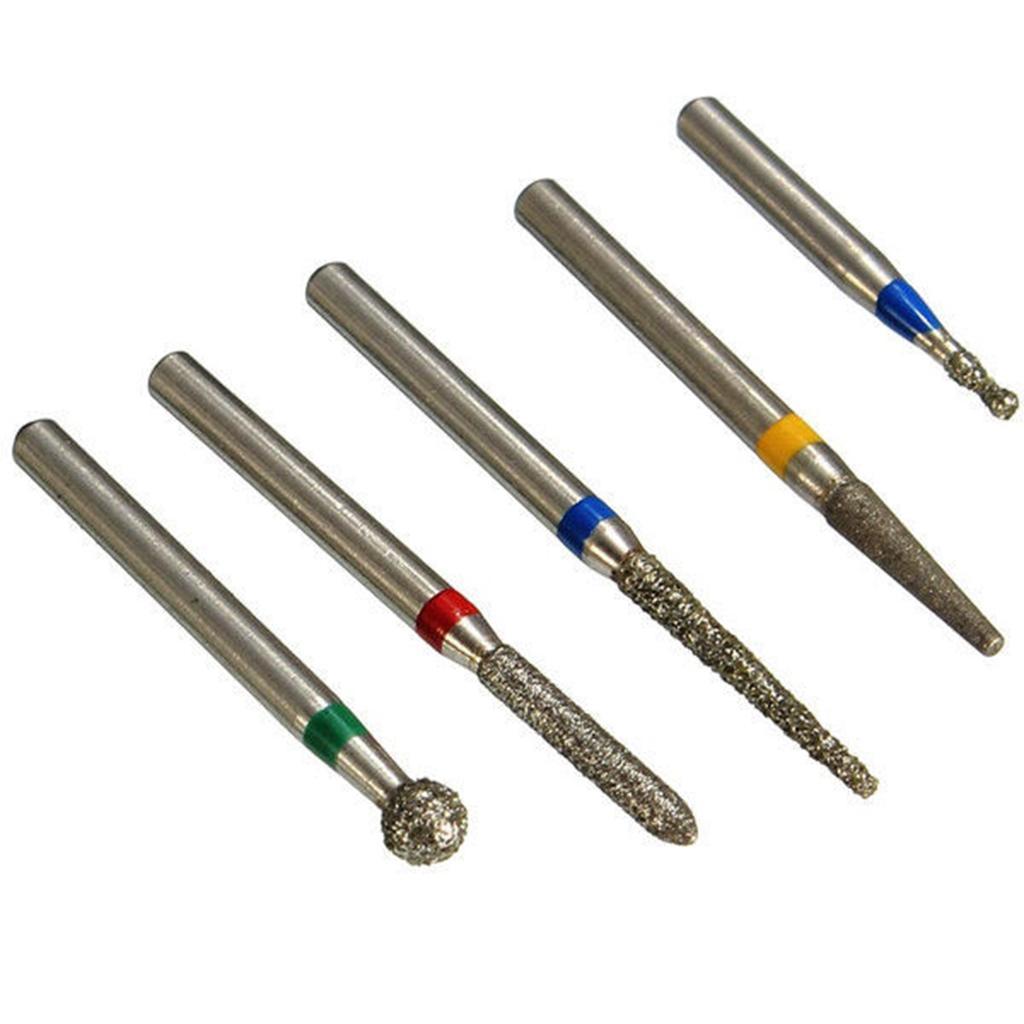 2X 50Pieces 5-Types Burs FG Diamond Burs Set for High Speed Handpiece