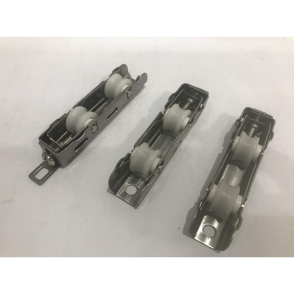 Bánh xe lùa đơn và đôi inox dùng cho cửa nhôm