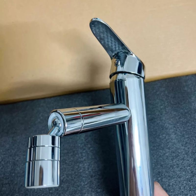 Vòi Lavabo gật gù mỏ xoay 360 nóng lạnh cao cấp/ Vòi Lavabo mỏ xoay
