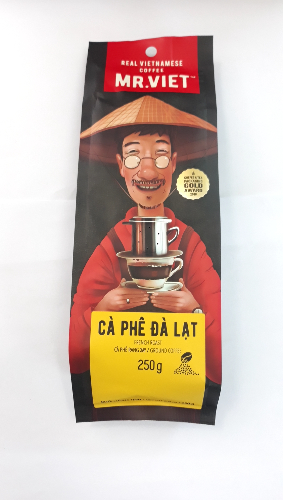 Cà Phê Đà Lạt - Cà Phê Rang Xay Mr Viet Túi 250g