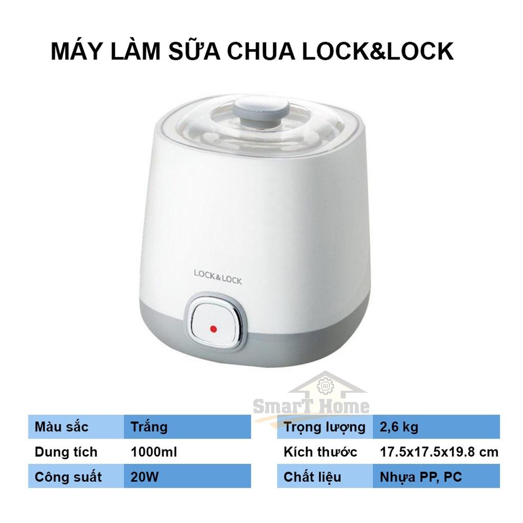 Máy Làm Sữa Chua L EJY110SLV , Máy Ủ Sữa Chua Mini Dung Tích 1L Nắp Đậy Trong Suốt -