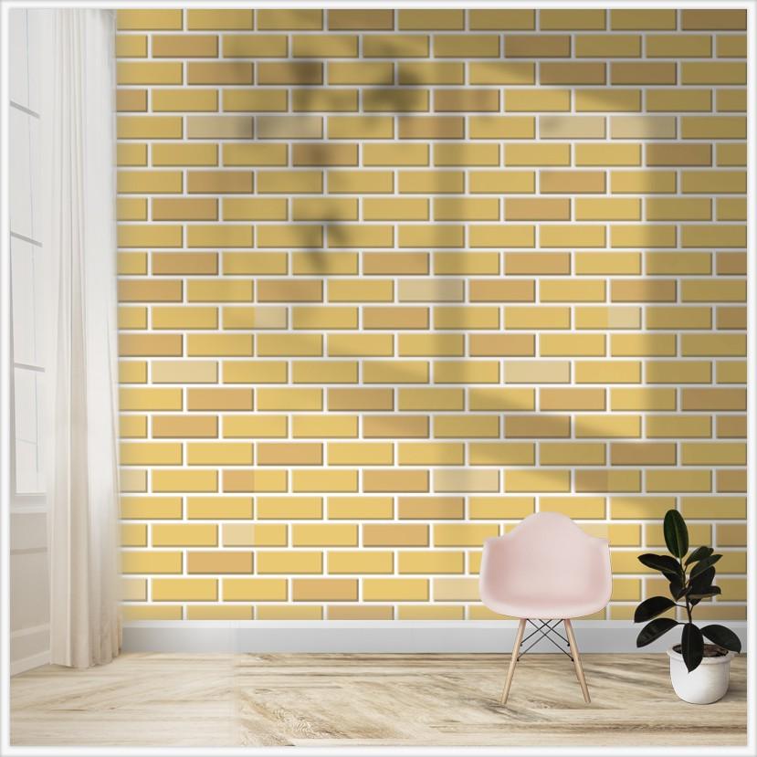 Decal Dán Tường Giả Gạch Mã | Giấy Dán Tường Giả Gạch Chống Nấm Mốc Chất Liệu Decal Dễ Dàng Lau Chùi